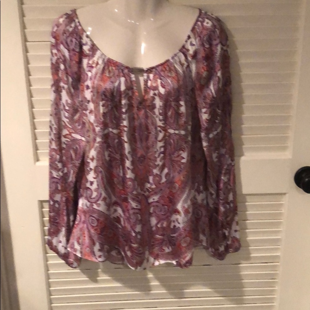 White House Black Market Blouse-Multi color